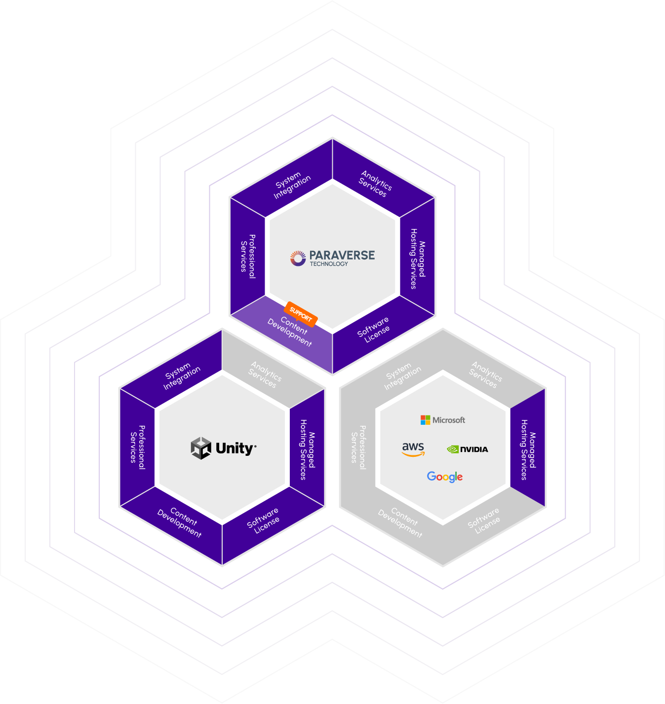 Paraverse Technology - Streaming Solution Comparison - Unity Google NVIDIA AWS